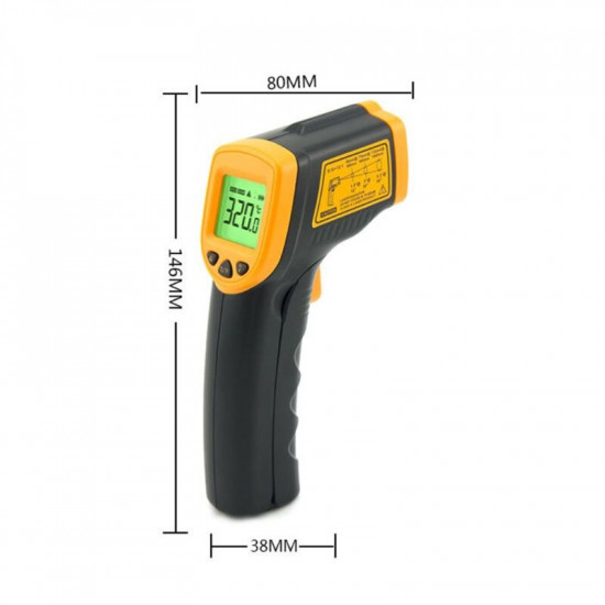 Thermomètre numérique à infrarouge sans contact AR320